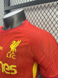 25-26 LIV Red CHampions 20 times Player Version Training shirts