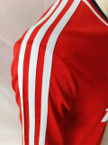1989-1990 CA Independiente Red Retro Soccer Jersey (三叶草)