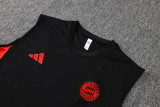25-26 Bayern Black Tank top and shorts suit #D2557