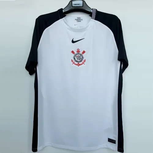 25-26 Corinthians Home 1:1 Fans Soccer Jersey