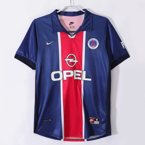 1998-1999 PSG Paris Home Retro Soccer Jersey