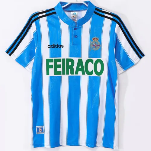1997-1998 La Coruna Home Retro Soccer Jersey