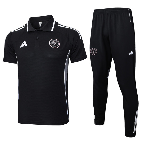 25-26 Inter Miami Black Short shirts and Long trousers Suit #C2524