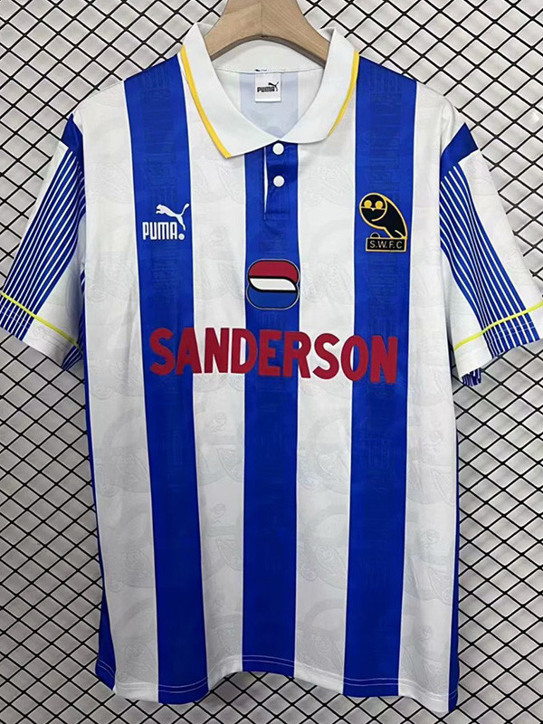 1993-1995 Sheffield Wednesday Home Retro Soccer Jersey
