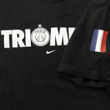 2025 PSG Black High Quality Casual T-Shirt #圆领