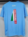 25-26 Napoli Lake blue 4 Times Champion T-Shirt (湖蓝色)