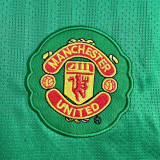 2007-2008 Man Utd Green Goalkeeper Long Sleeve Retro Soccer Jersey (长袖)