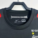 2012-2013 Santos FC Black Long Sleeve Retro Soccer Jersey (长袖)