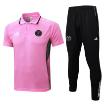 25-26 Inter Miami Pink Short shirts and Long trousers Suit #C2535