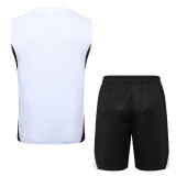 25-26 LIV White Tank top and shorts suit #D2568
