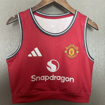 25-26 Man Utd Home Women Yoga Vest (女背心)