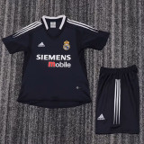 2004-2005 RMA Away Kids Retro Soccer Jersey