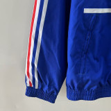 1998 France Blue & White Retro Double Sided Windbreaker (双面风衣)
