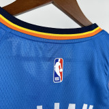 22-23 OKC Thunder WILLIAMS #8 Blue Top Quality Hot Pressing NBA Jersey