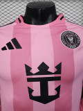 25-26 Inter Miami Home Long Sleeve Player Version Soccer Jersey (长袖球员)