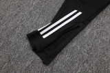 25-26 Man Utd Grey purple Short shirts and Long trousers Suit #C2537