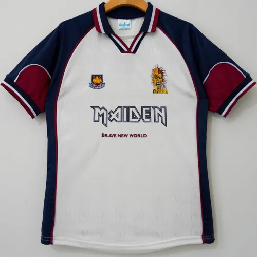 1999 West Ham Away Retro Soccer Jersey