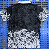 25-26 RMA Black Polo Short Sleeve (三叶龙)有领
