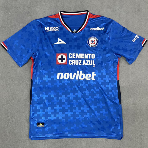 25-26 Cruz Azul Home Fans Soccer Jersey
