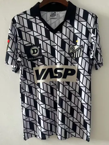 1990 Santos FC Away Retro Soccer Jersey