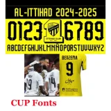 2025 Ittihad Black Special Edition Player Version Training shirts (白广告)