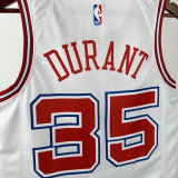 23-24 ROCKETS DURANT #35 White City Edition Top Quality Hot Pressing NBA Jersey