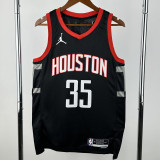 23-24 Rockets DURANT #35 Black Top Quality Hot Pressing NBA Jersey (Trapeze Edition)飞人版