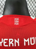 25-26 Bayern Home Long Sleeve Player Version Soccer Jersey (长袖球员)