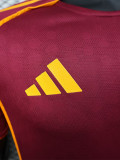 25-26 Roma Home Player Version Soccer Jersey