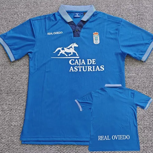 1996-1997 Real Oviedo Home Retro Soccer Jersey