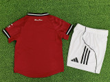 25-26 Man Utd Home Kids Player Version Soccer Jersey (球员童装)