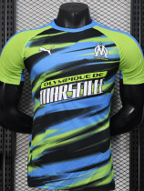 25-26 Marseille Green Blue Special Edition Player Version Training shirts