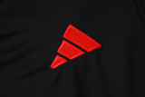 25-26 Bayern Black Half Pull Tracksuit #B2553(半拉链)
