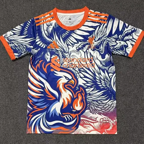 25-26 LIV Orange Blue Special Edition Fans Training Shirts