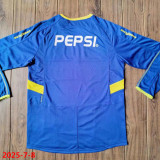 2003-2004 Boca juniors Home Long Sleeve Retro Soccer Jersey (长袖)