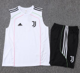 25-26 JUV White Tank top and shorts suit #D25109