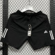 DF2062 AD Black Casual Short Pants