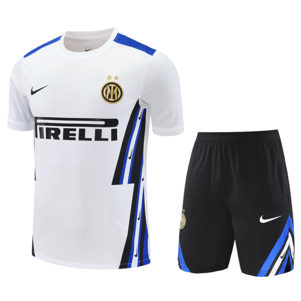 25-26 INT White Training Short Suit