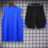 25-26 INT Blue Tank top and shorts suit