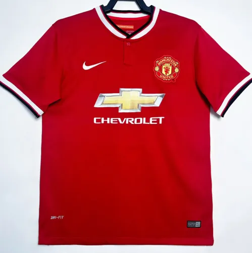 2014-2015 Man Utd Home Retro Soccer Jersey