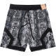 C2448 AJ Black Casual Short Pants #蛇纹迷彩