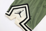 A2503 AJ Pink green Casual Short Pants #粉绿色