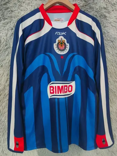 2006-2007 Chivas Guadalajara Away Long Sleeve Retro Soccer Jersey