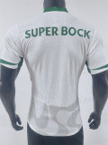 25-26 Sporting Lisbon White Player Version Soccer Jersey
