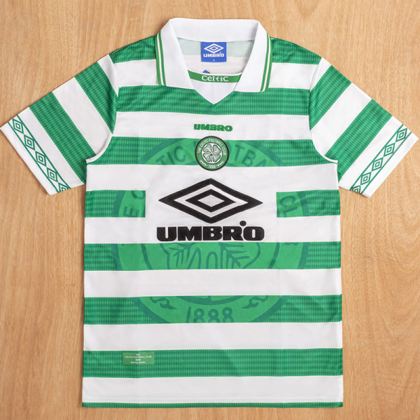 1997-1999 Celtic Home Retro Soccer Jersey