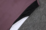25-26 Man Utd Grey purple Tank top and shorts suit #D25123