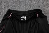25-26 JUV Black Half Pull Tracksuit #B2557(半拉链)