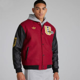 25-26 Man Utd Red Cotton Baseball Jacket