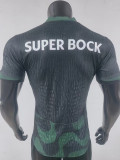 25-26 Sporting Lisbon Black Green Player Version Soccer Jersey