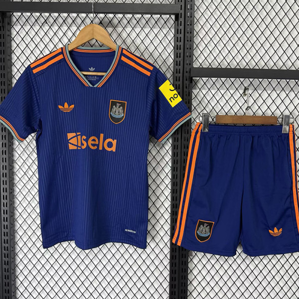 25-26 Newcastle Third Kids Soccer Jersey